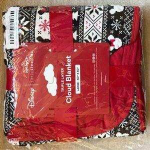 Little Sleepies Disney Mickey Fair Isle Cloud Blanket